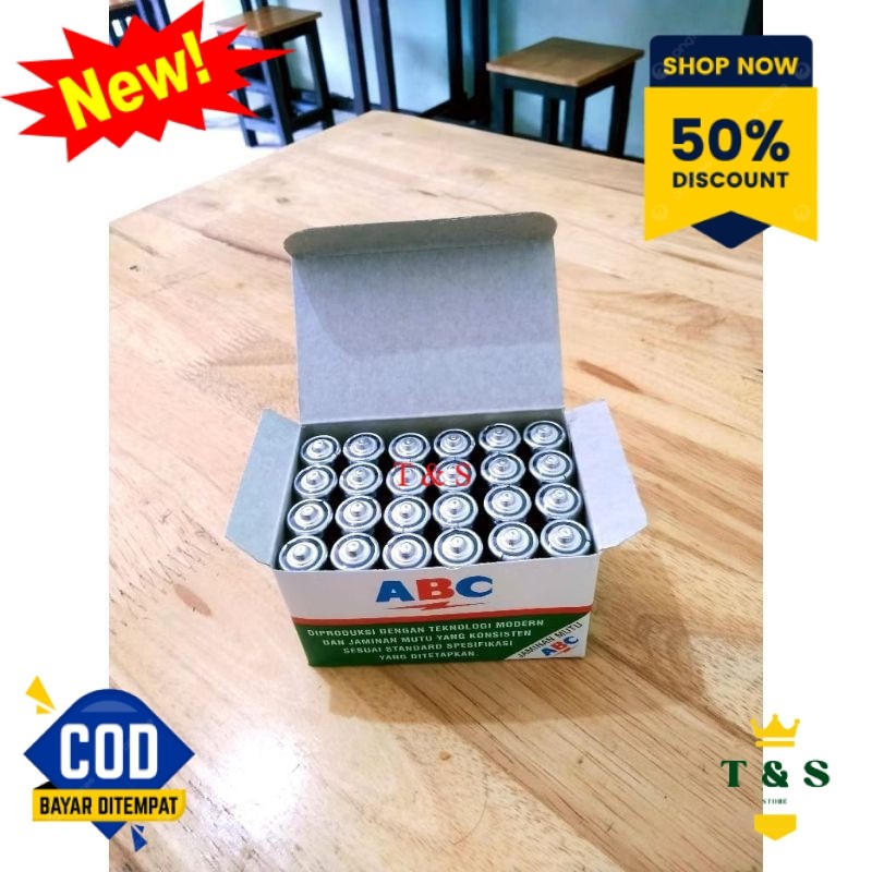 Baterai ABC hijau / baterai ABC AA