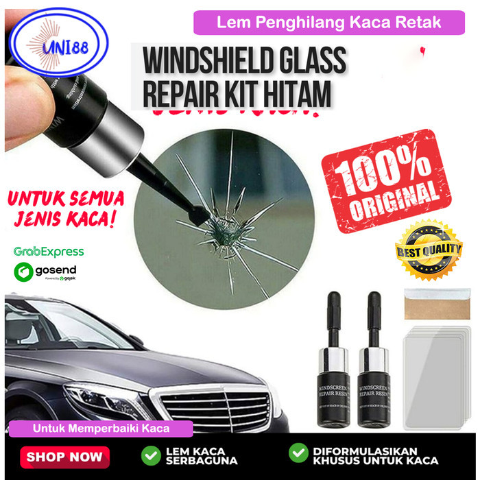 Perbaikan Kaca Retak Mobil Lem Repair Resin Glass Windscreen Crack Alat Perekat Kaca Retak Lcd Hp Ki