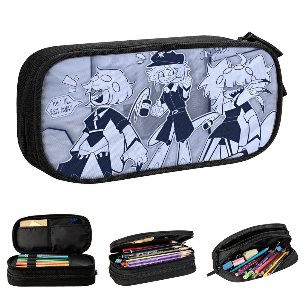 

Miss Circle Cartoon Pencil Cases Fundamental Paper Education Pencilcases for Girls Boys Large Storage Pencil Bags Stationery