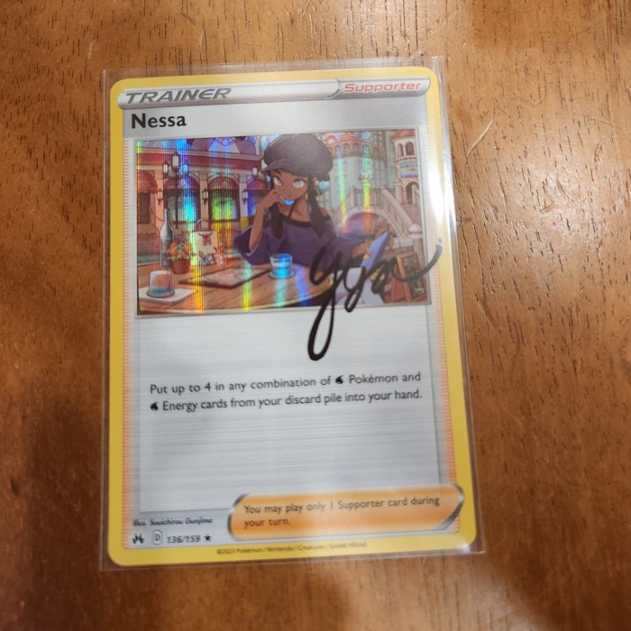 pokemon tcg nessa holo crown zenith