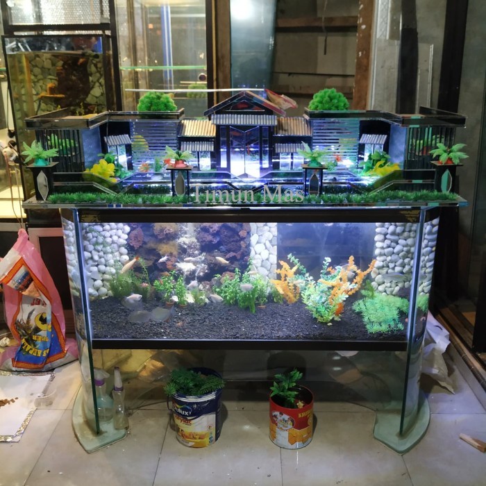 Aquarium kaca lengkung murah terbaru murah