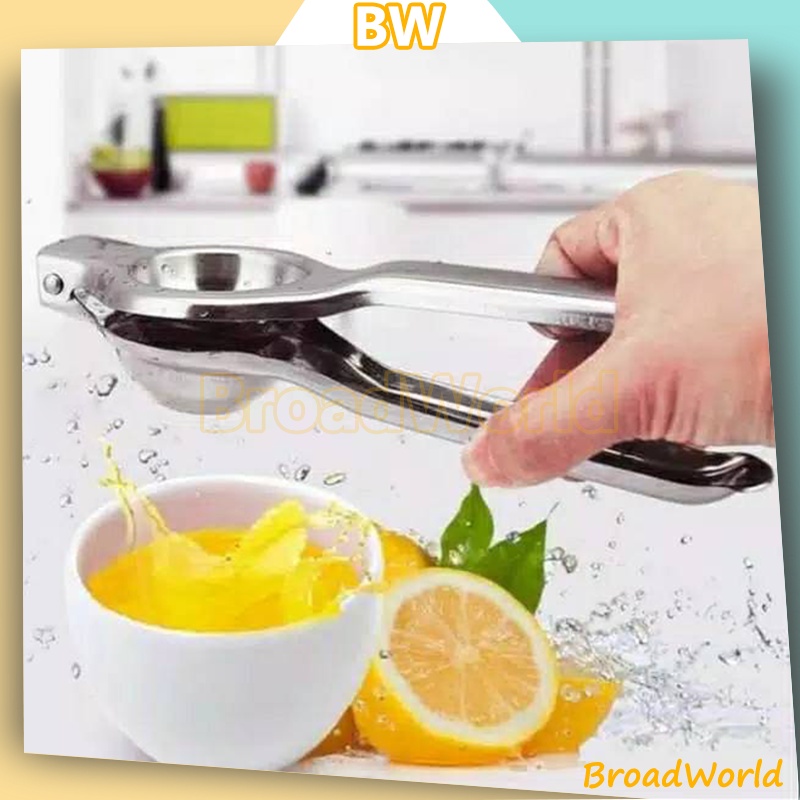 Alat Pemeras Jeruk Lemon Stainless Tebal / Perasan Lemon Pemeras Stainless Steel / Alat PeJeruk Nipi