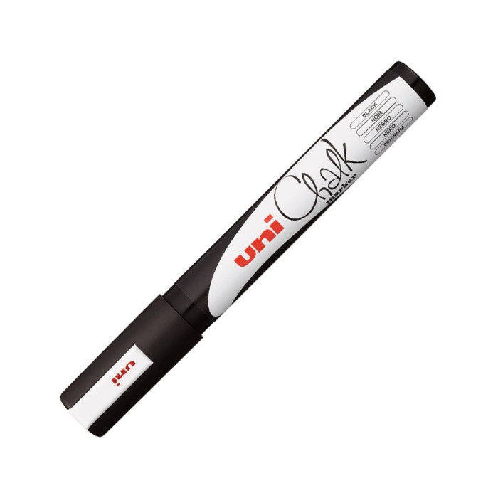 

ORI!! UNI Chalk Marker PWE-5M Marker Pen (Medium Point) - Black