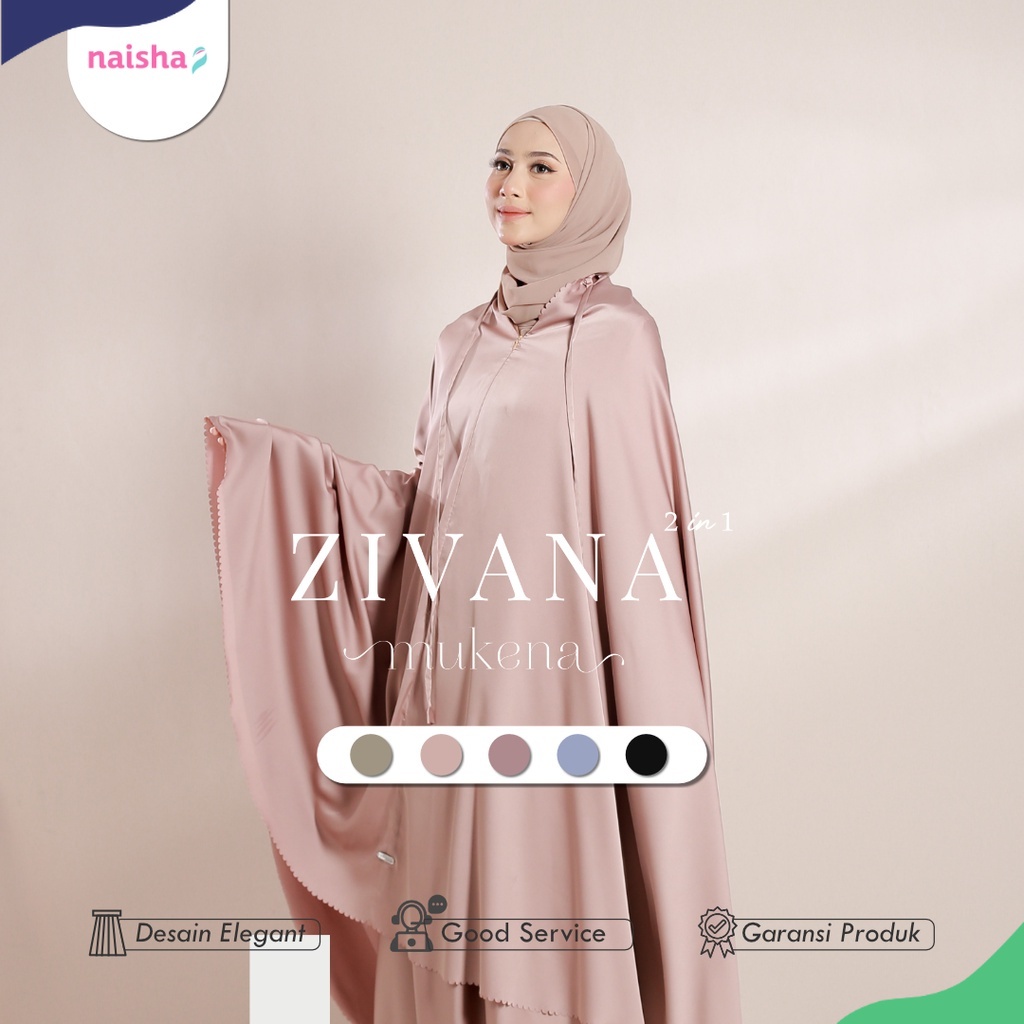 NAISHA OFFICIAL - Zivana Mukenah | Mukena Silk Mewah