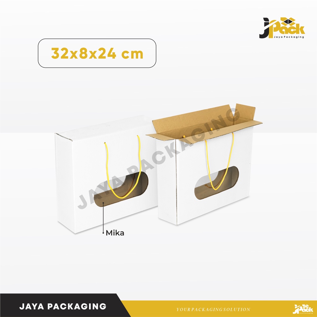 

Box 32x8x24 + Mika KARTON/KARDUS/PACKING/NORMAL/AMDK/NORMAL/oleh oleh/hampers
