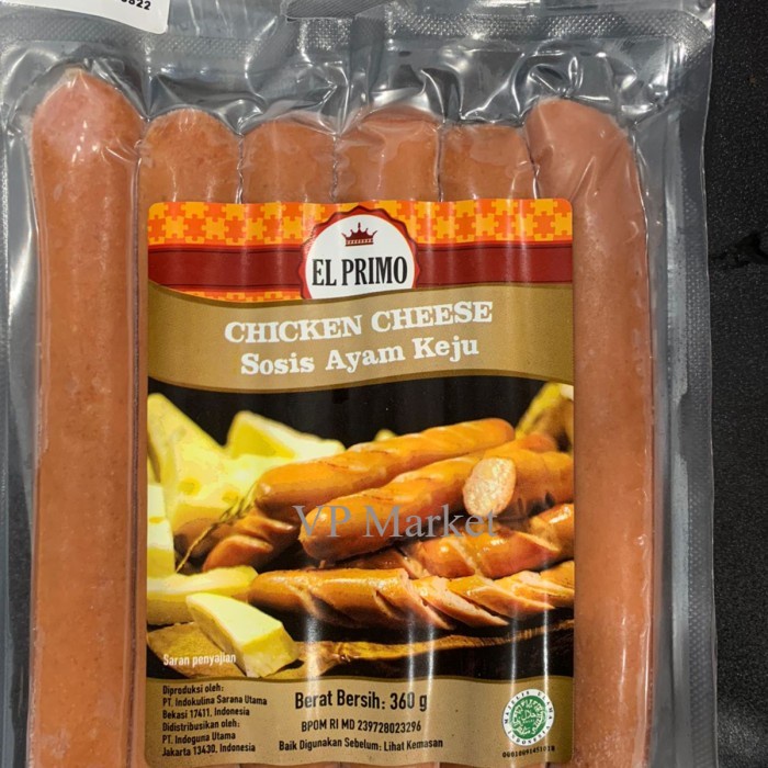 

Sosis Chicken Cheese El-Primo | Sosis Ayam Keju Indomaret