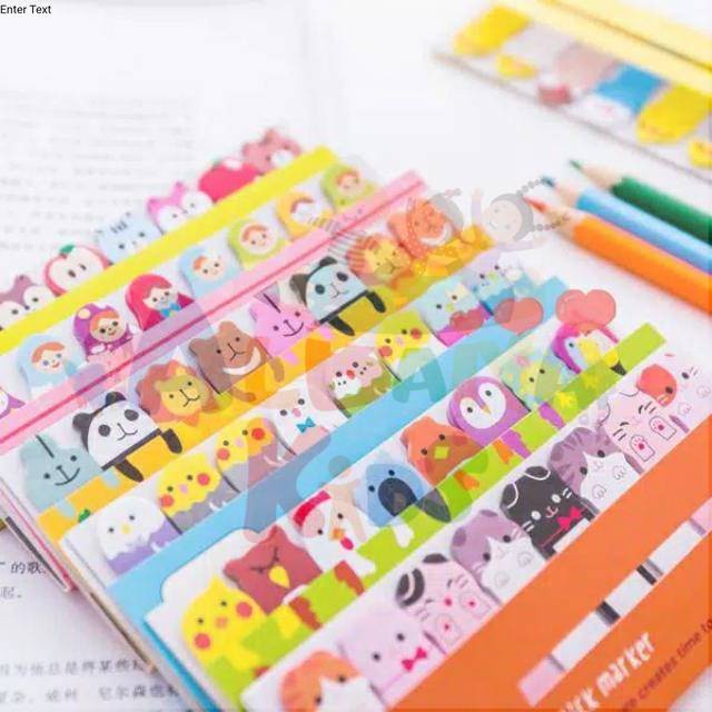 

Sticky Notes Lucu / Pembatas Buku 1 pak 120 sheet
