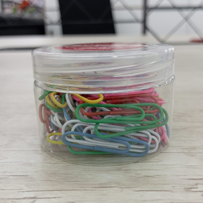 

Paper Clip Warna/Jepitan Kertas/Klip Kertas/klip Penjepit Kebutuhan Kantor Sekolah 33MM