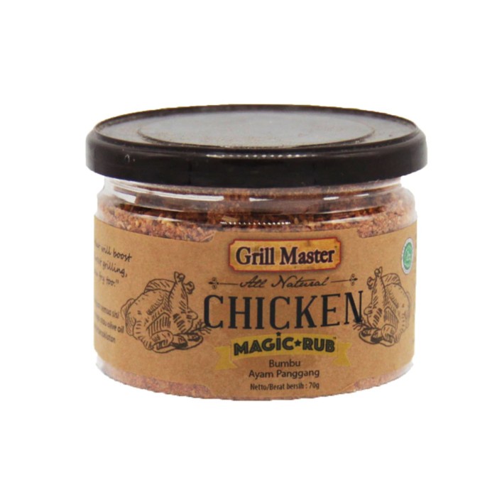 

Bisa COD Jay's Grill Master Magic Rub / Chiken 120gr