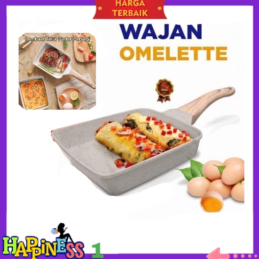 TEFLON OMELETTE Q2 Q-1814 / WAJAN OMELETTE / TEFLON TELUR ANTI LENGKET / TEFLON TAMAGO / WAJAN TAMAG