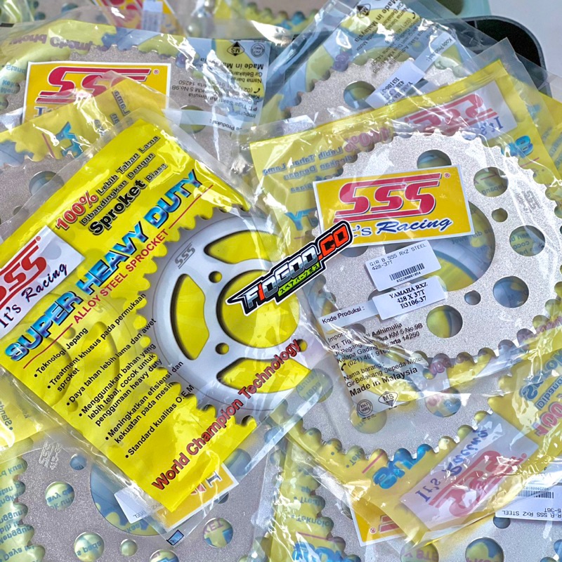GEAR BELAKANG SSS YAMAHA RX KING FIZ R JUPITER RXZ GEAR BELAKANG RXZ SSS GEAR SSS 428 415 GEAR SSS 4