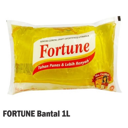 

[TM5/2131] Minyak Goreng Fortune bantal 1 liter Pillow Ecer Original Indonesia Oil Populair Dijamin aman