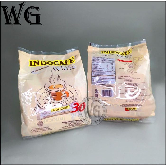 

✨PROMO✨ -Indocafe White Coffee 30 Sticks No Sugar / Kopi Putih Bebas Gula