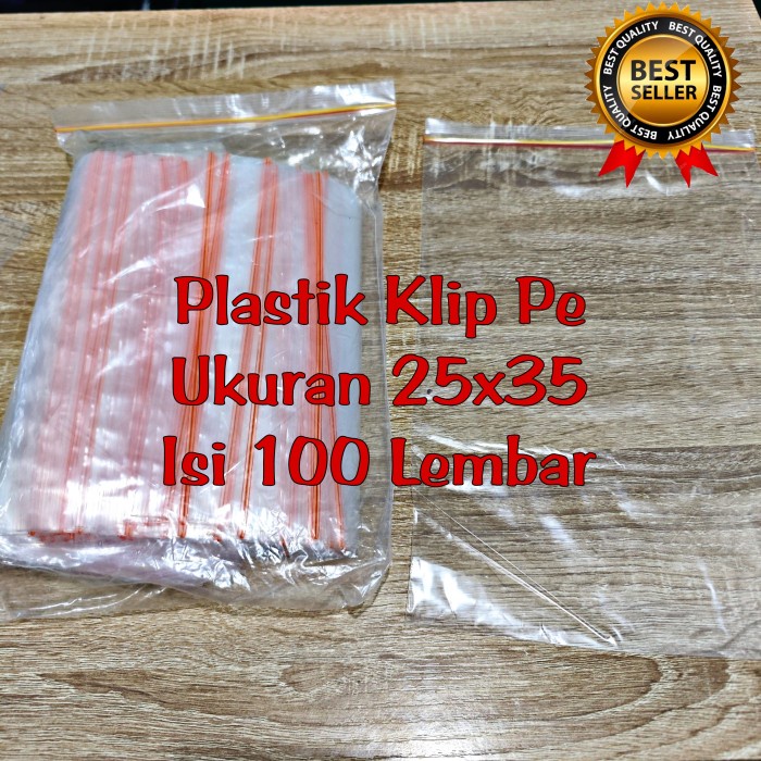 

Plastik Klip Pe 25x35 100 Lembar