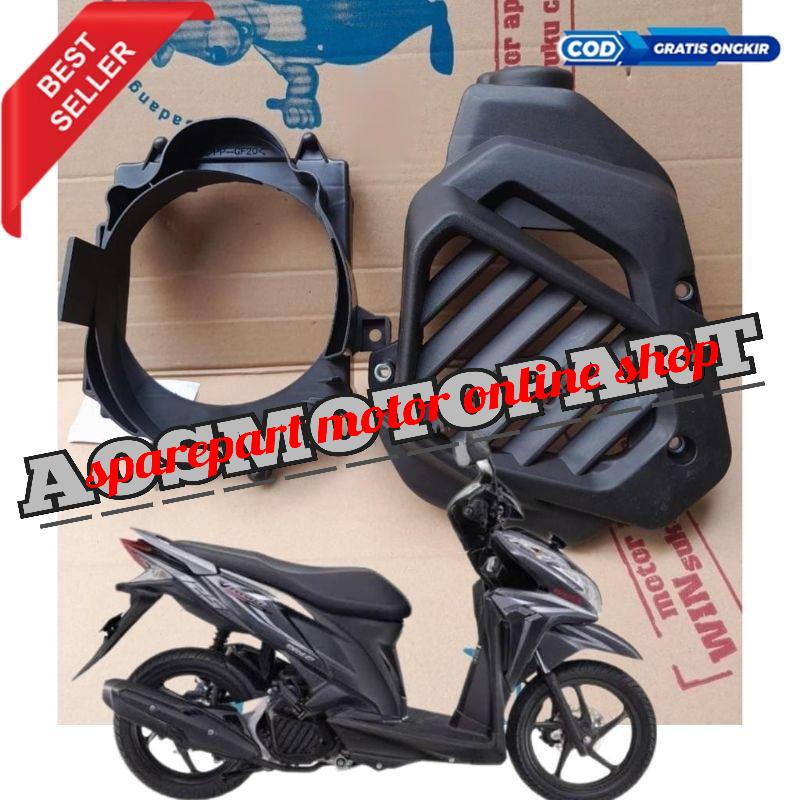 Cover tutup kipas radiator Vario techno cbs 125 fi Vario 125 fi old bohlam 2012 2013 2014