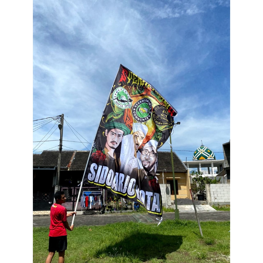 Bendera Bisa Design Sendiri/Bendera Custom Sendiri/Bendera Majelis Besar/Bendera Majelis