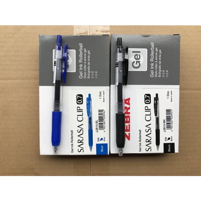 

[New]/Promo pulpen zebra sarasa 0.5 hitam / biru