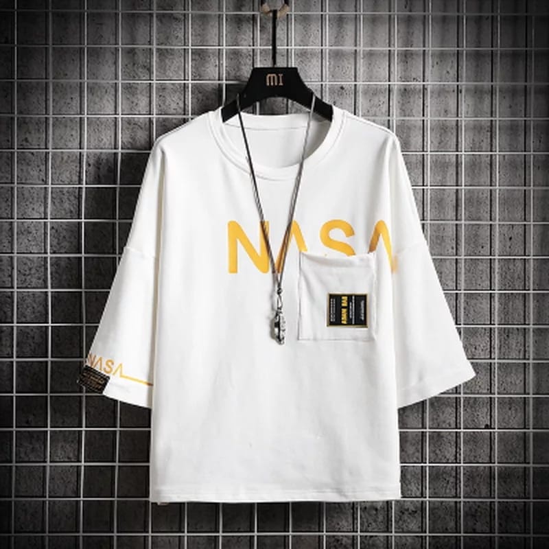 Baju Pakaian Atasan Kaos Distro Pria NASA Lengan Pendek