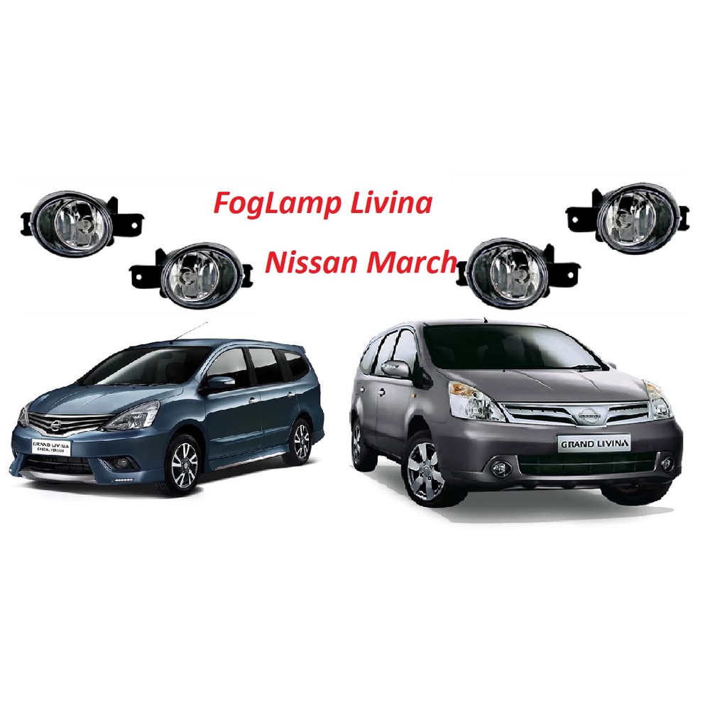 Foglamp Nissan March, Nissan Gran Livina Lampu Foglamp