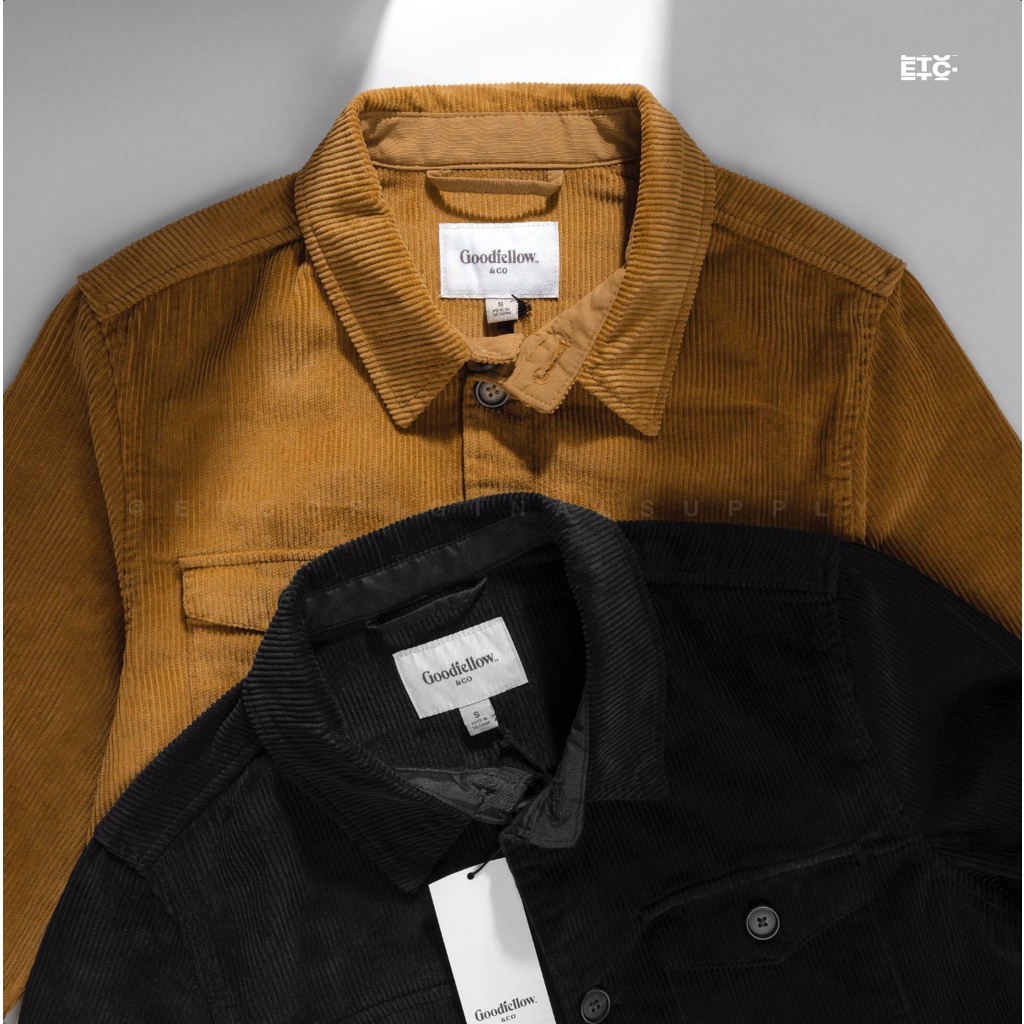 [PREMIUM] Corduroy Mens Trucker Jacket