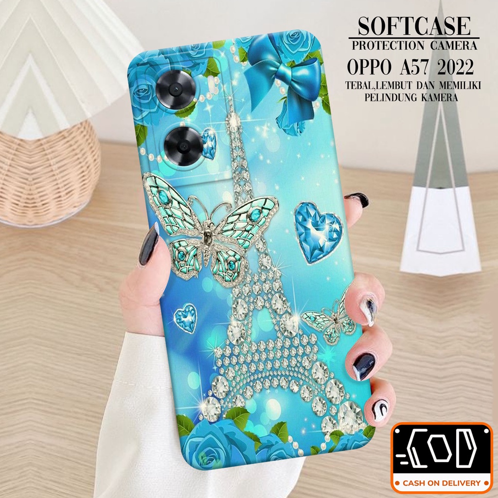 Softcase Silikon Hp Oppo A57 2022 Terbaru - Trans Case Casing Hp Oppo A57 2022 Terbaru