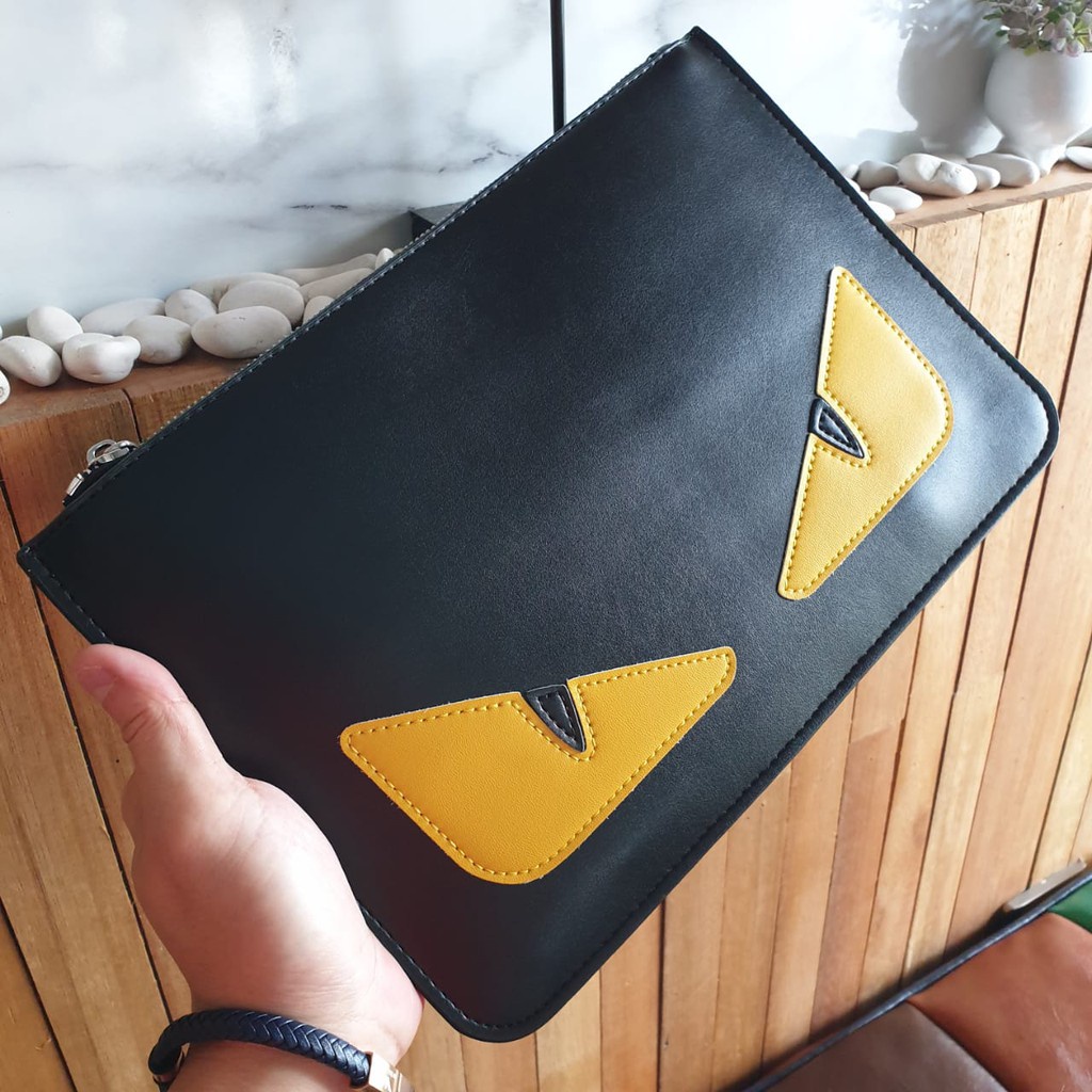 Clutch Import Premium Tas Tenteng Import Dompet Besar Cowok - 39