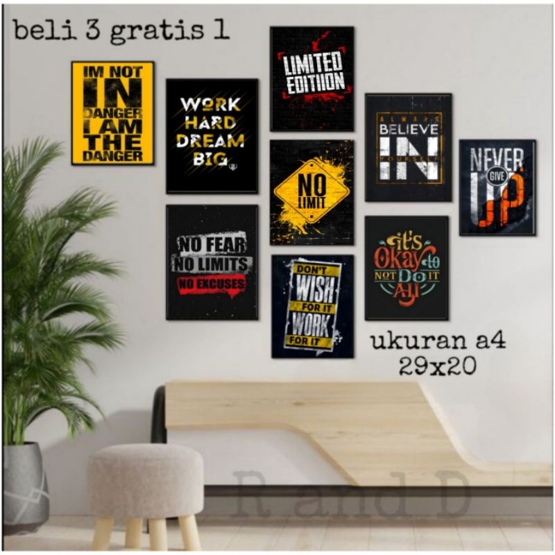 Hiasan Dinding cafe Quotes Ukuran 29x20 Hiasan dinding aesthetic Dekorasi dinding rumah wallpaper