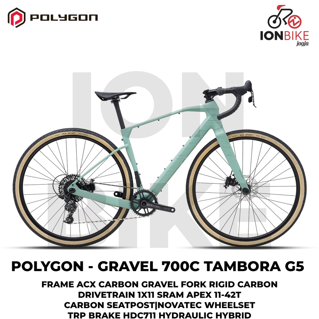 Sepeda Gravel 700c Polygon Tambora G5 700 Roadbike Road Bike Bend Helios Strattos Path Hybrid Tourin