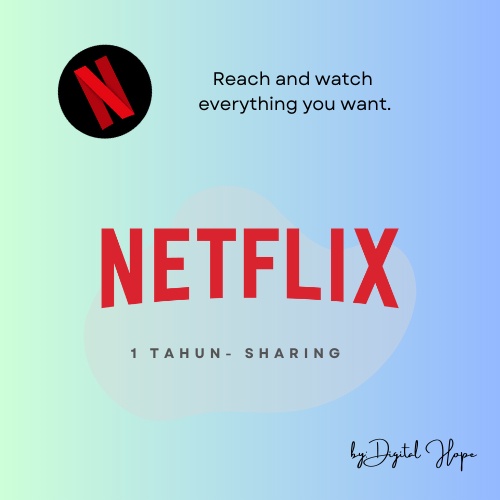 Netflix 1tahun bergaransi Dijamin aman