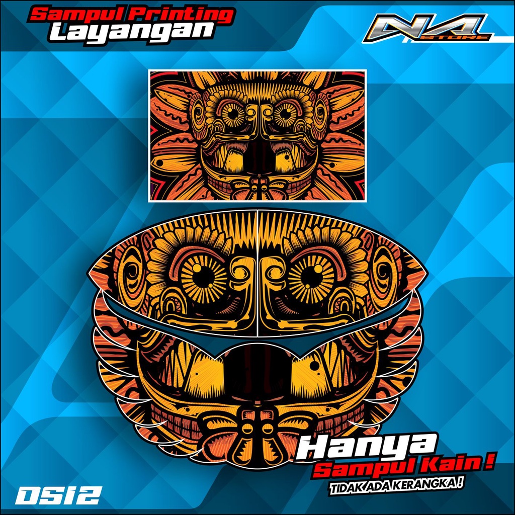 Kain Layangan  Ram Raman , Gapangan Pegon , Gapaangan Ceper  Full Printing   - HANYA KAIN