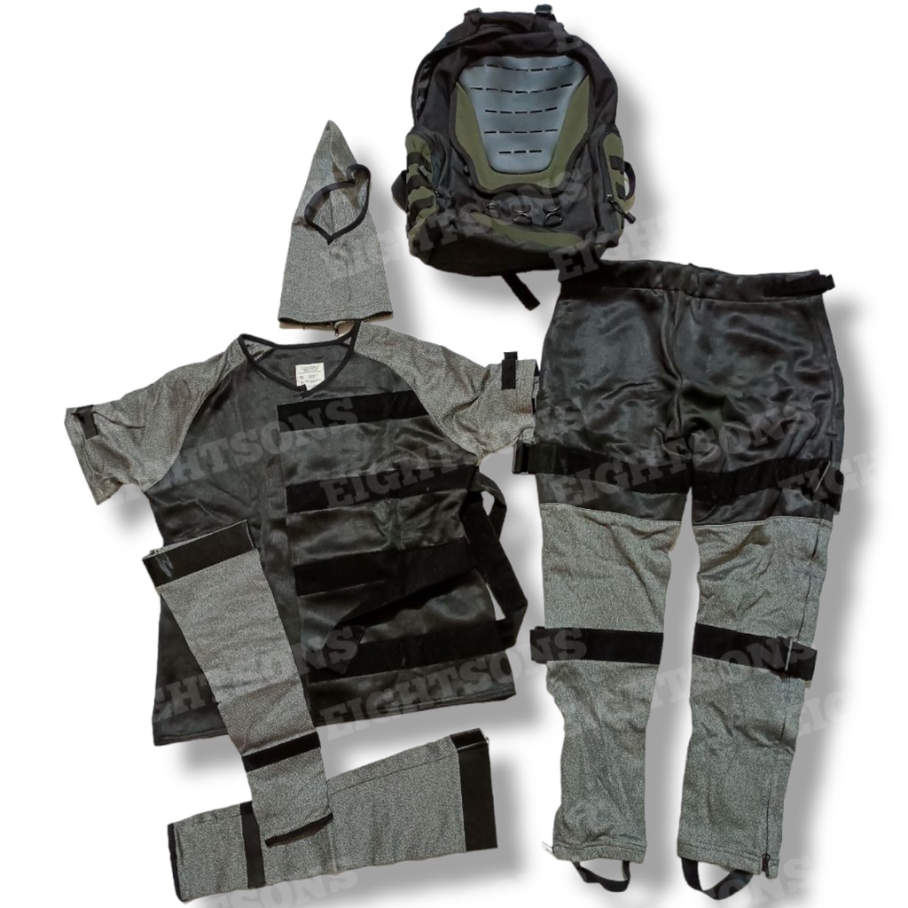 1 Set Pakaian Baju Pelindung ANTI SAJAM BACOK SAYAT ORIGINAL JATAH TNI