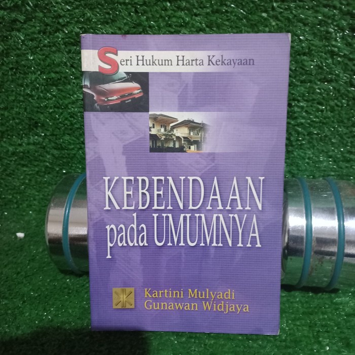 Buku Kebendaan pada Umumnya