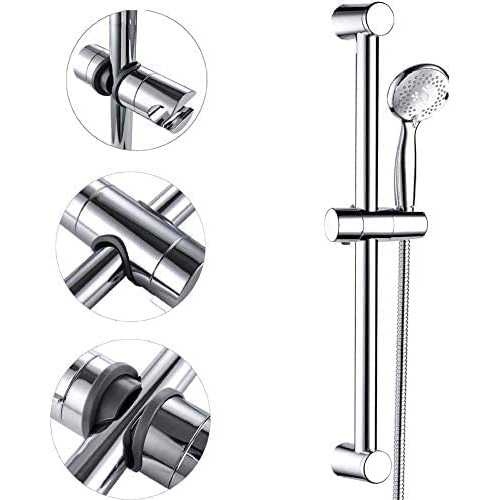 COD Stand Holder Dudukan Clamp Tempat Kepala Shower Head Kamar Mandi Toilet Closet Tempel Adjustable
