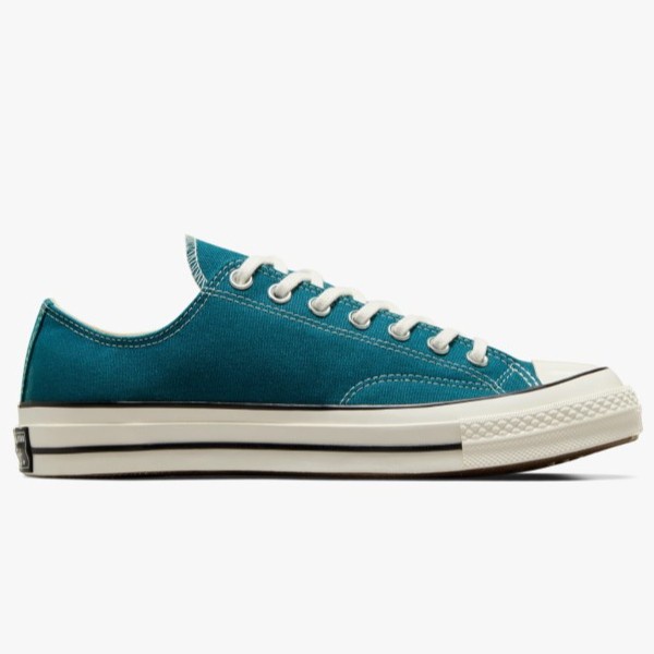 Sepatu Sneakers Unisex Converse Chuck 70 Ox Teal A05585C Original