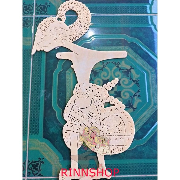 aneka putihan wayang arjuna / kulit asli/ cod / wayang murah