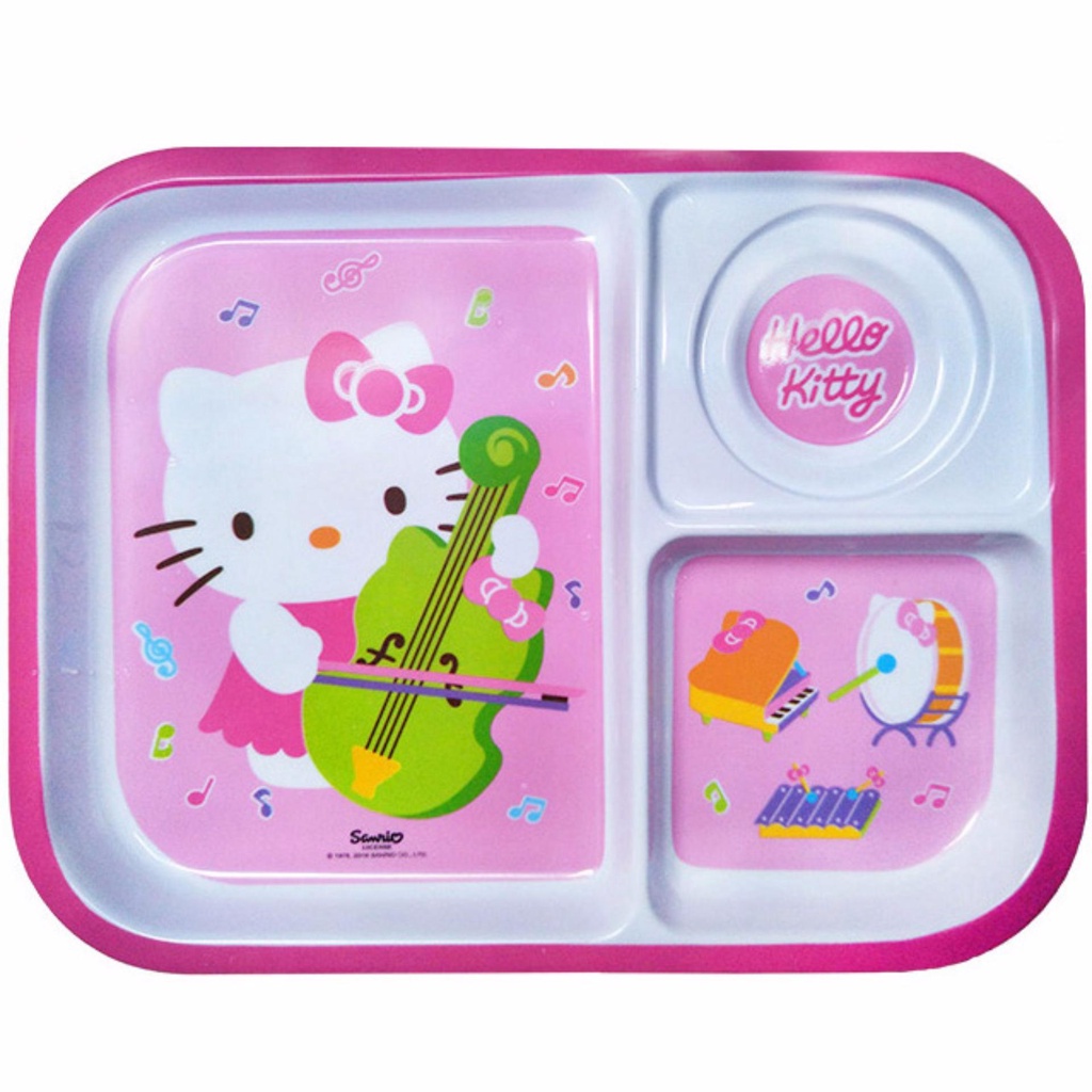 KB - Piring Baby Segi 10.5" Hello Kitty Vanda