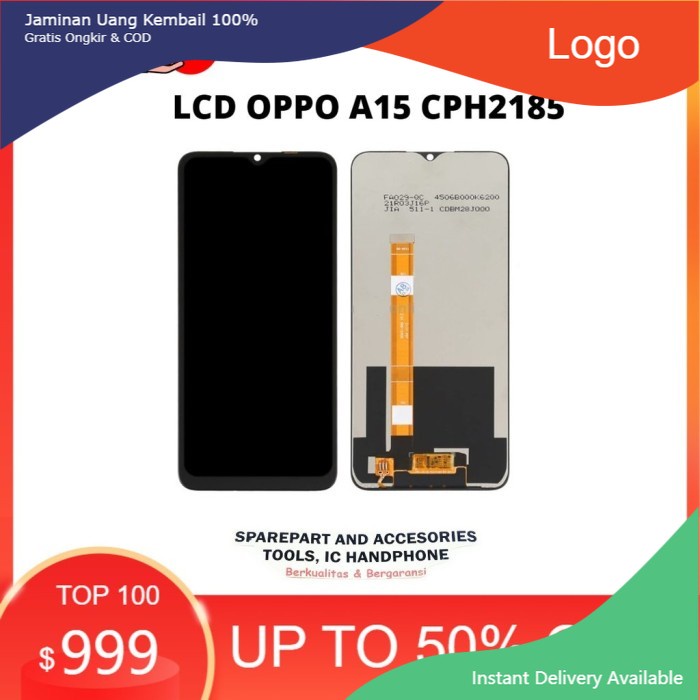 LCD OPPO A15 CPH2185 FULLSET ORIGINAL