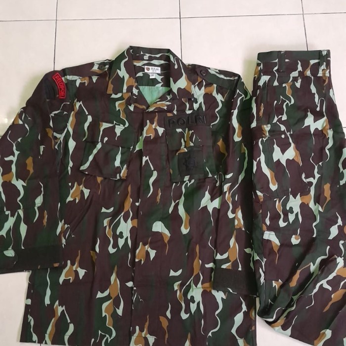 Mark Seragam PDL Tactical Loreng jatah brimob