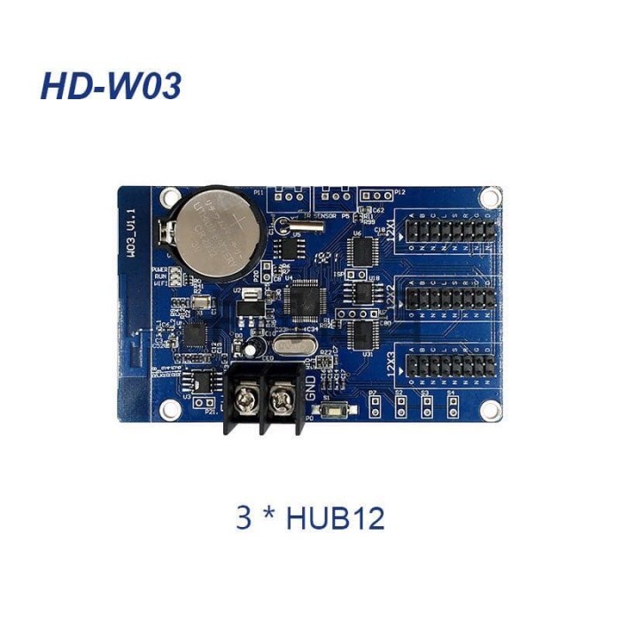 controller running text huidu w03 hd-w03 huidu-w03