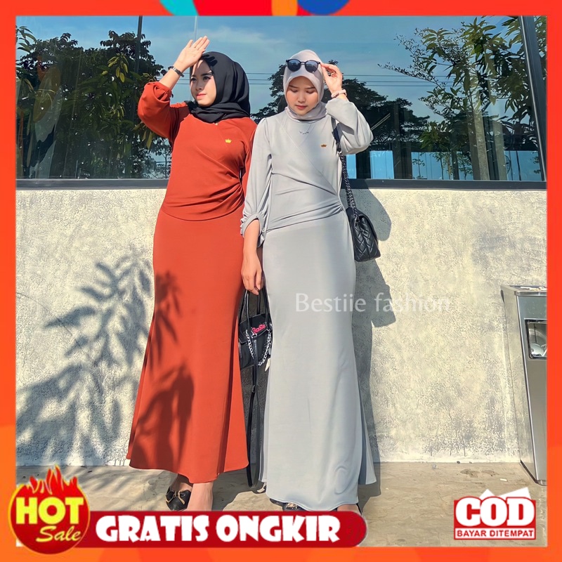 KAIN ADEM HALUS TEBAL / INARA DRESS KNIT PREMIUM BESTIIEFASHION