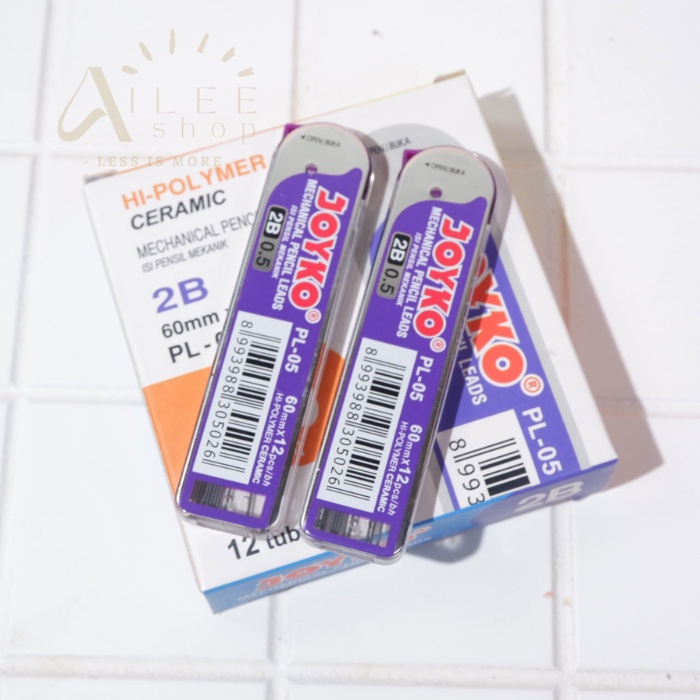 

Pencil Lead Joyko PL 05 / Isi Pensil Mekanik Joyko PL-05 2B 0.5 mm