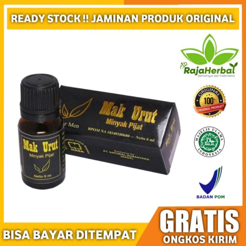 MAK URUT NASA ASLI ORIGINAL OBAT OLES PEMBESAR KELAMIN ALAT VITAL PRIA MANJUR BPOM