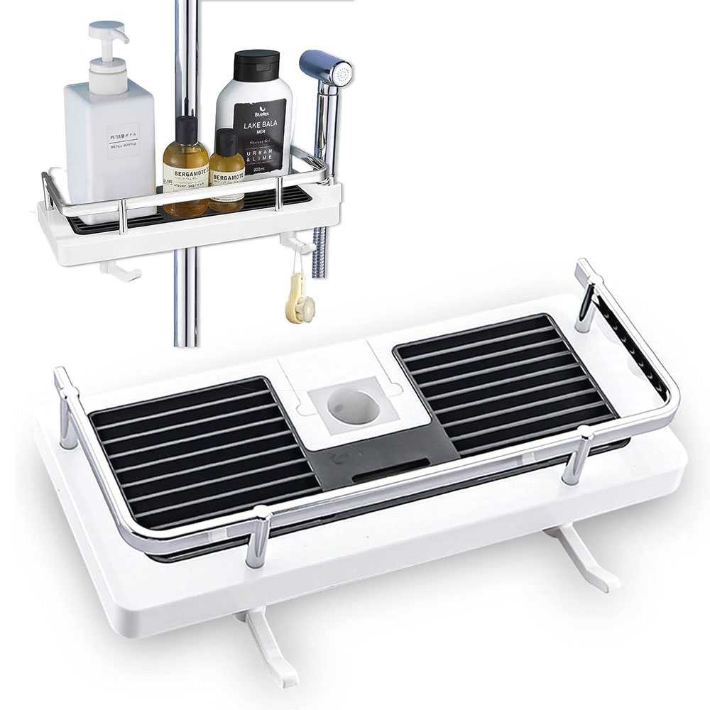 

Mosodo Rak Gantung Kamar Mandi Floating Organizer Storage Rack - E193 "ShofiyahaStoree