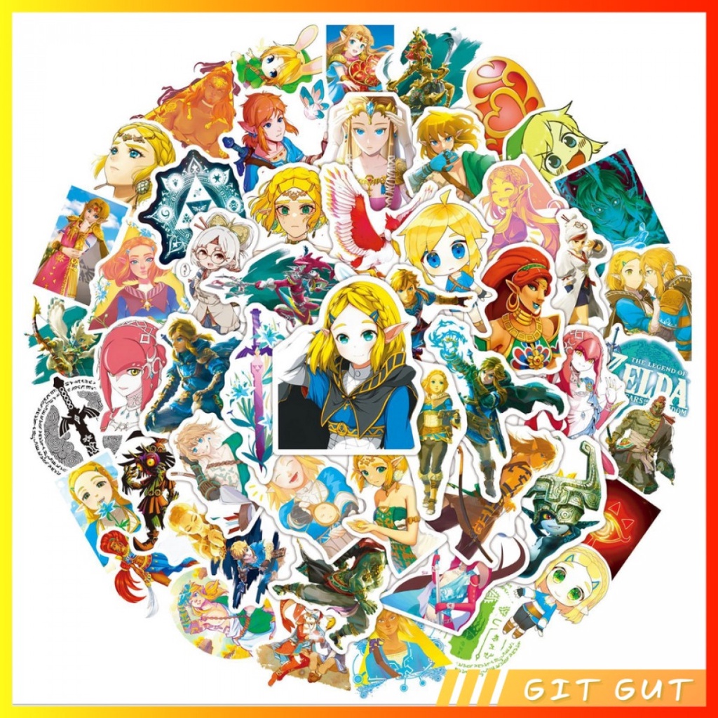 

Sticker Pack B Stiker 50 pcs The Legend of Zelda Tears of The Kingdom