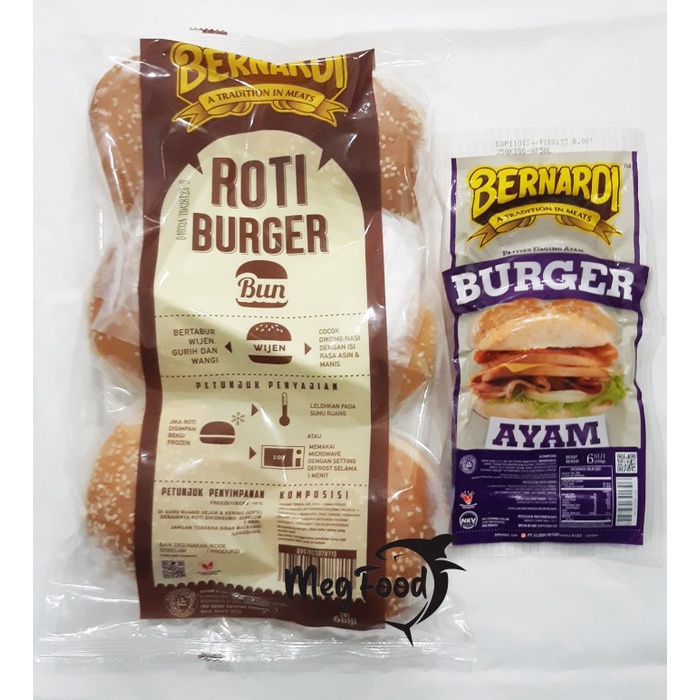 

Paket Burger Bernardi + Bernardi Burger Daging Ayam