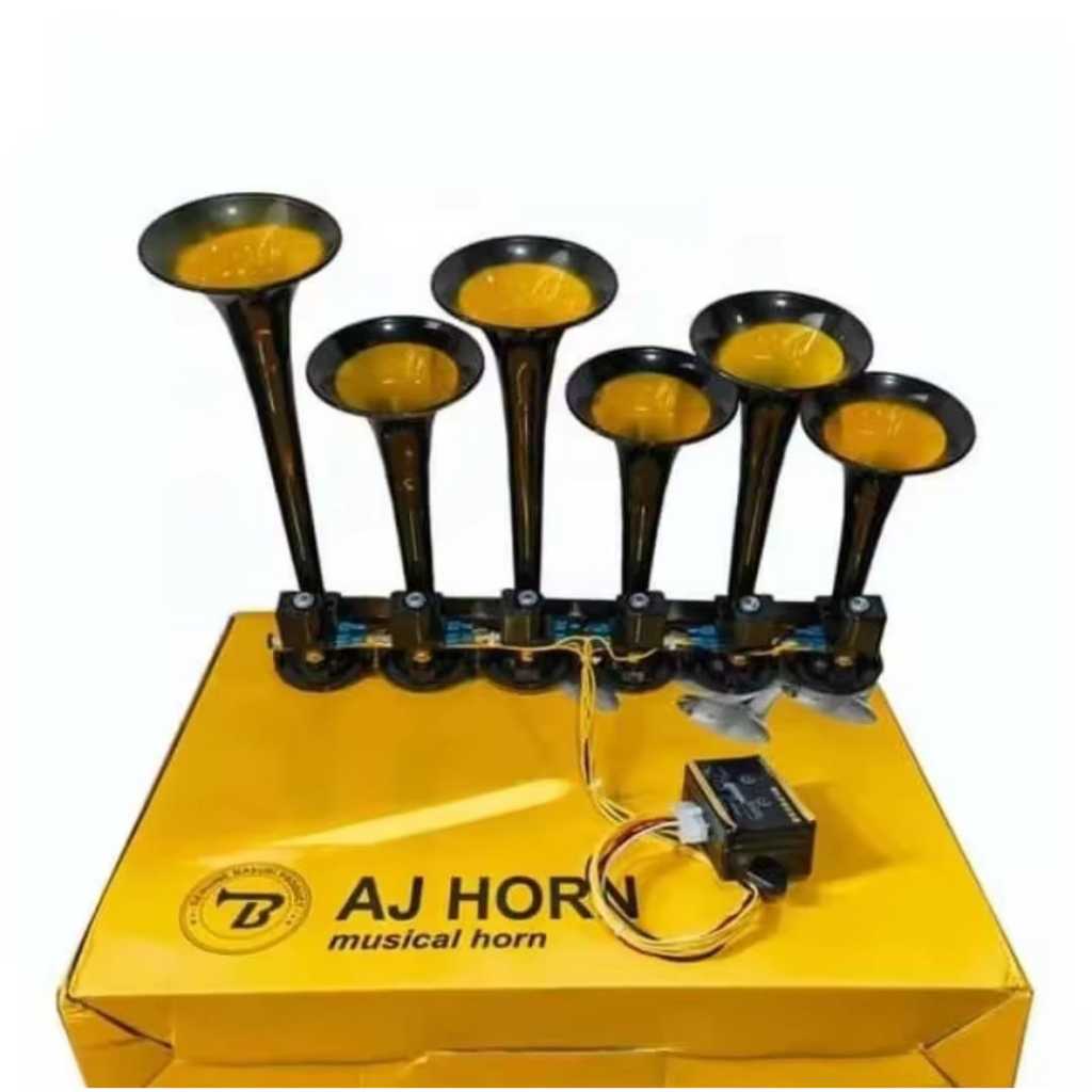 Promo Klakson Telolet Basuri Import V3 6 Corong 12-24 Volt