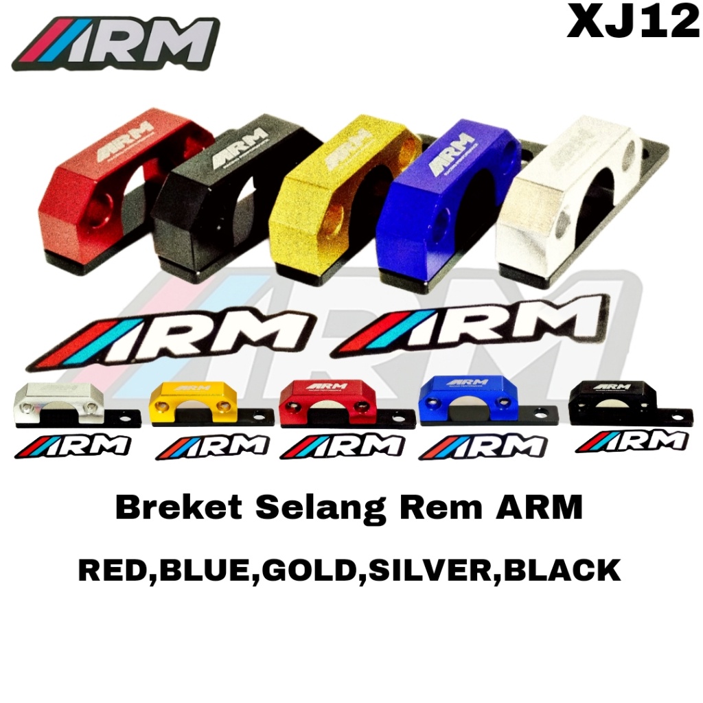 Braket selang rem ASLI CNC merek Universal AEROX NMAX BEAT VARIO PCX SCOOPY CBR XJ12 LUCKY VARIASI M