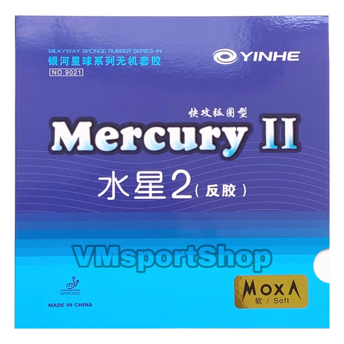 ✨LARIS✨ -Yinhe Mercury II Spon Tipis - Hitam, Spon 1.8mm