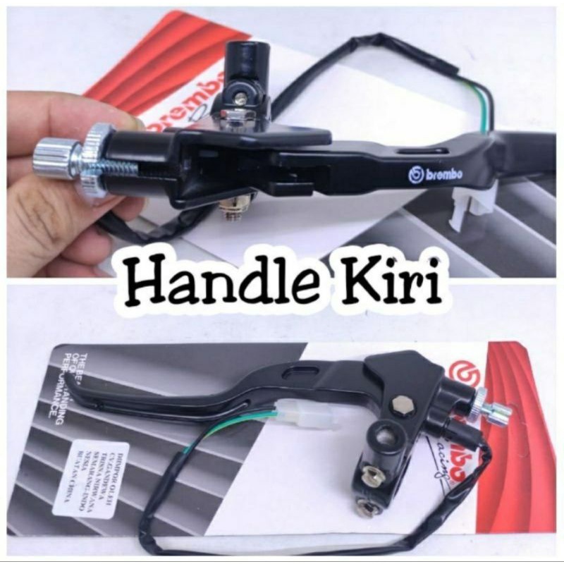 Handle Kiri bremb0 Master Rem Brembo Kopling Kiri Universal Black -GSV - Asli Grosir