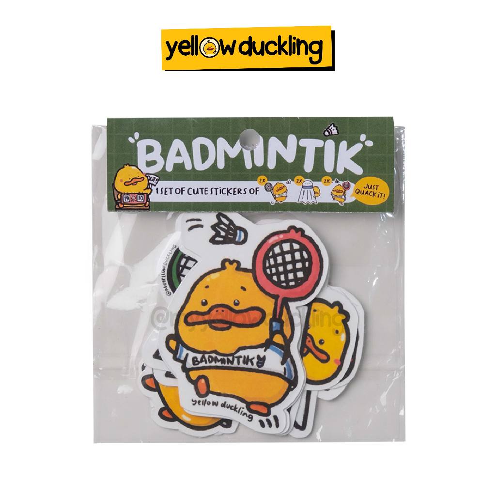 

My Yellowduckling Sticker Pack- Badmintik Special Collection - DIE CUT STICKER PACK